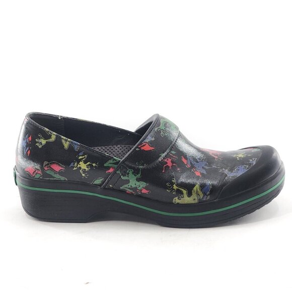 DANSKO Frog Print Vegan Clogs Comfort Shoes - Picture 1 of 9